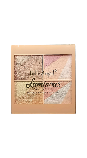 BELLE ANGEL LUMINOUS SOMBRA & BRONZER & ILUMINADOR 26G