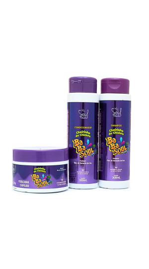 SOUL KIT CAPILAR BABASOUL DE UVA COM 3 UNIDADES