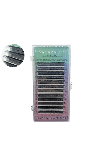 NAGARAKU CILIOS FIO A FIO Y 0.07D 15MM