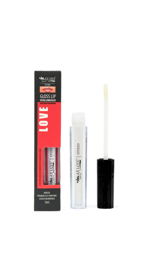 MAX LOVE GLOSS LIP VOLUMOSO 05 5ML  COM GLITTER
