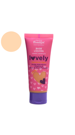 FACE BEAUTIFUL BASE LIQUIDA LOVELY VEGANO COR 02