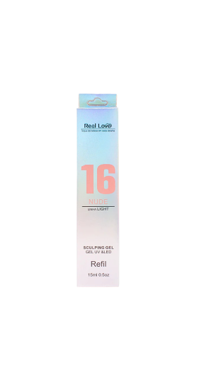 REAL LOVE GEL SCULPING REFIL 15ML 16  NUDE