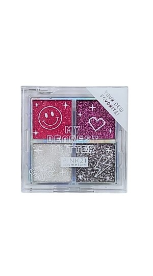 PINK 21 PALETA MY DEAREST GLITTER  COR 4  4G