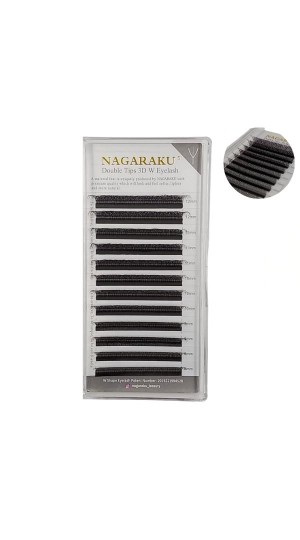 NAGARAKU CILIOS FIO A FIO 3DW EYELASH 0.07D MIX 8MM AO 12MM