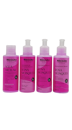 RHENUKS KIT ROSA MOSQUETA SKIN CARE C/4