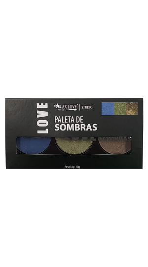 MAX LOVE PALETA DE SOMBRAS COR 03 10G