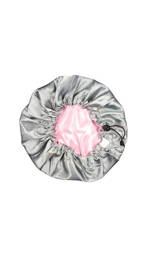 TEXTILE BOUTIQUE TOUCA CETIM C/2 LADOS CINZAC/ROSA