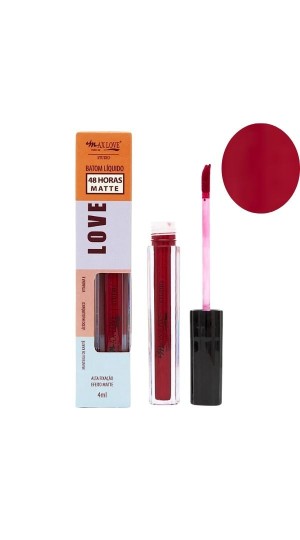 MAX LOVE BATOM LIQUIDO 48 HORAS COR 250 4ML
