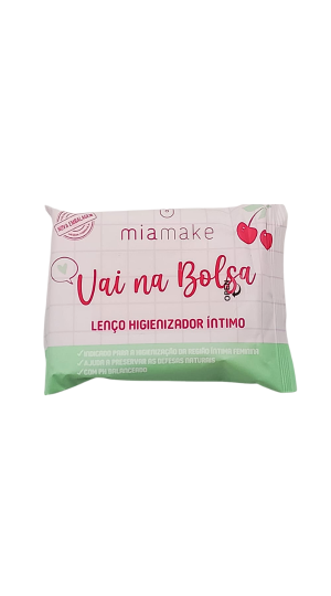 MIA MAKE LENÇO HIGIENIZADOR INTIMO VAI NA BOLSA