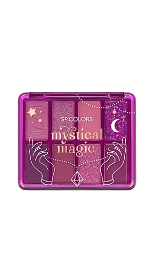 SP COLORS PALETA DE SOMBRA MYSTICAL MAGIC GLITTER COR B 9,5G