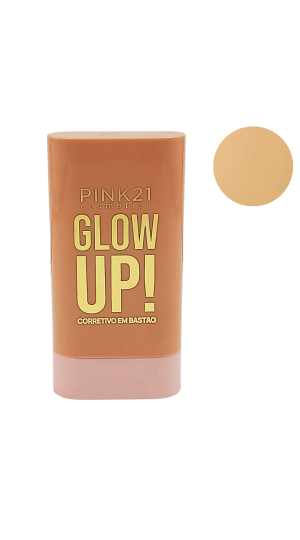 PINK 21 CORRETIVO BASTÃO GLOW UP COR 06 15G 