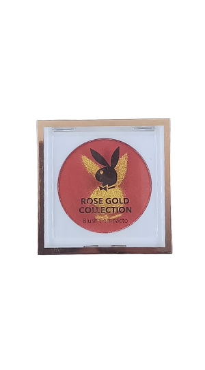 PLAYBOY ROSE GOLD COLLECTION BLUSH COMPACTO COR 2 5G