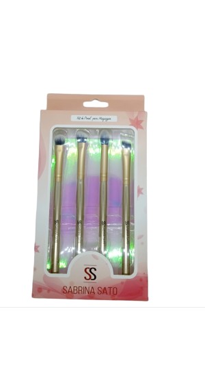 SABRINA SATO KIT DE PINCEL PARA MAQUIAGEM C/4