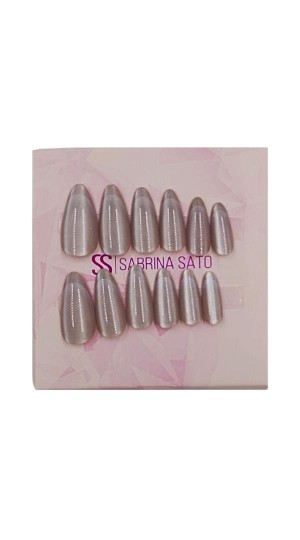 SABRINA SATO UNHAS POSTIÇAS OLHO DE GATO 1  C/12 PCS
