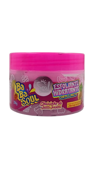 SOUL BABASOUL ESFOLIANTE HIDRATANTE CORPO E ROSTO TUTTI FRUTTI  250G 