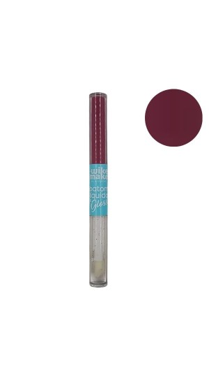 MISS RÔSE WIKE MAKE 2 EM 1 BATOM LIQUIDO E GLOSS COR 06 8ML