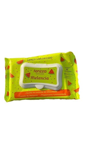 FENZZA SKINCARA LENÇO UMEDECIDO MELANCIA 