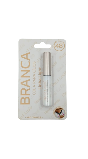 REAL LOVE COLA DE CILIOS BRANCA 48HORAS 7ML