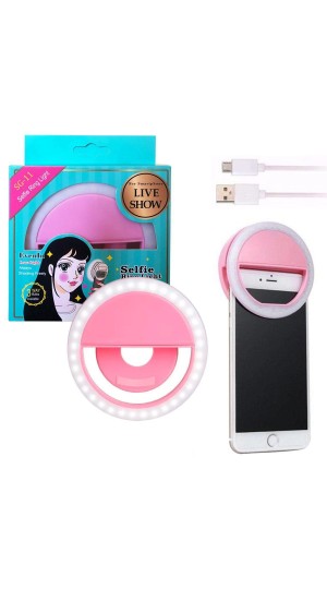 RING LIGHT SILFIE SG-11 CELULAR ROSA