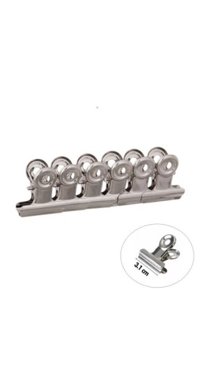 ROUND CLIPS P/UNHA C/6 MEDIA