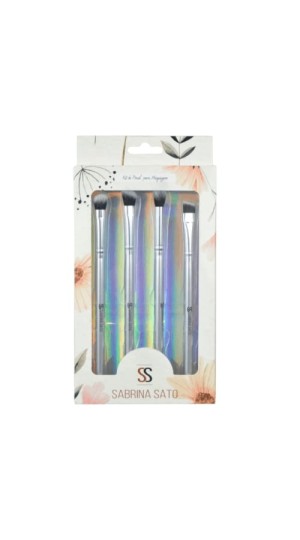 SABRINA SATO KIT DE PINCEL PARA MAQUIAGEM C/4 SS-1248