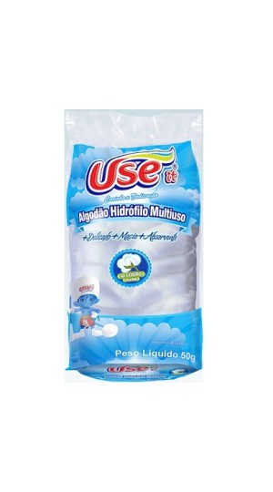 USE ALGODÃO HIDROFILO MULTIUSO 50G