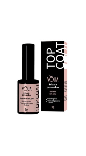 VOLIA TOP COAT 9G SELANTE PARA UNHAS CLEAR