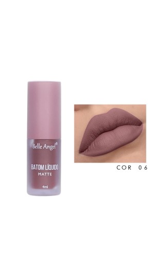 BELLE ANGEL BATOM LIQUIDO COR 06 4ML