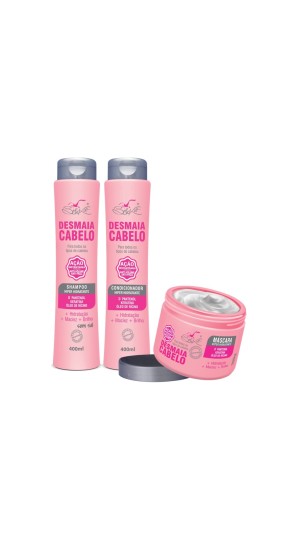 BELKIT KIT CAPILAR DESMAIA CABELO C/3 SHAMPOO/CONDICIONADOR/MASCARA