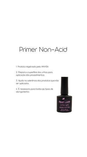 REAL LOVE PRIMER NON ACID LINHA LIGHT 8ML