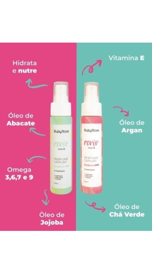 RUBY ROSE REVIV HAIR PERFUME CAPILAR 60ML