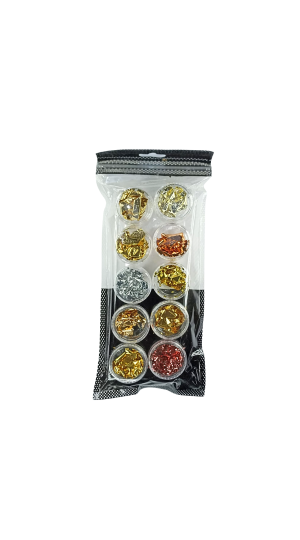 FOLHA DE OURO C/10 UNIDADES