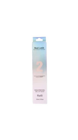 REAL LOVE GEL SCULPING REFIL 15ML  02 PINK NUDE