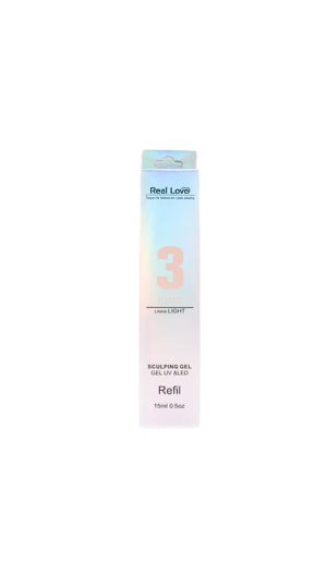REAL LOVE GEL SCULPING REFIL 15ML 03 PINK