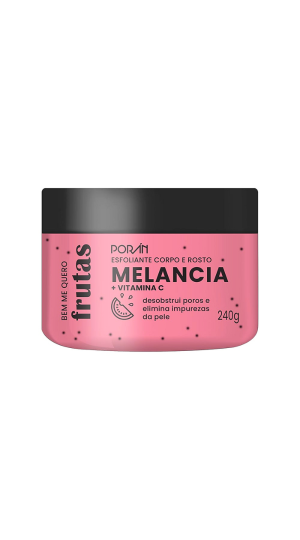 PORAN ESFOLIANTE CORPO E ROSTO MELANCIA 240G
