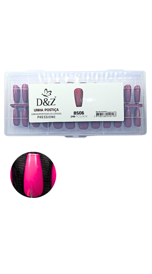 D&ZB UNHA POSTIÇA REALISTA COLORIDA AS41 240 PCS